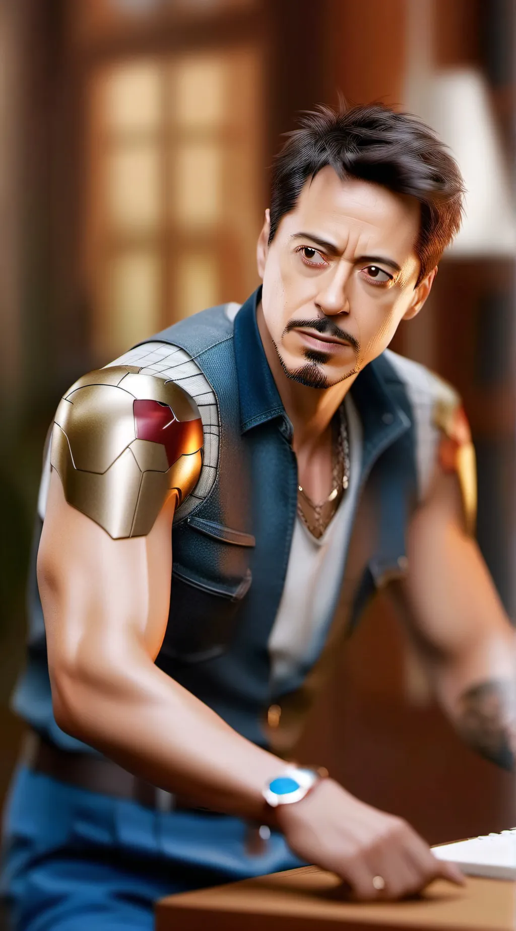 ai character: Tony Stark background