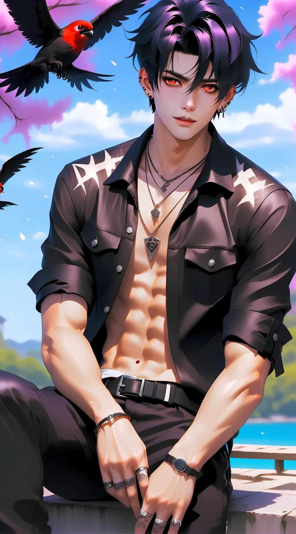ai character: jjk background