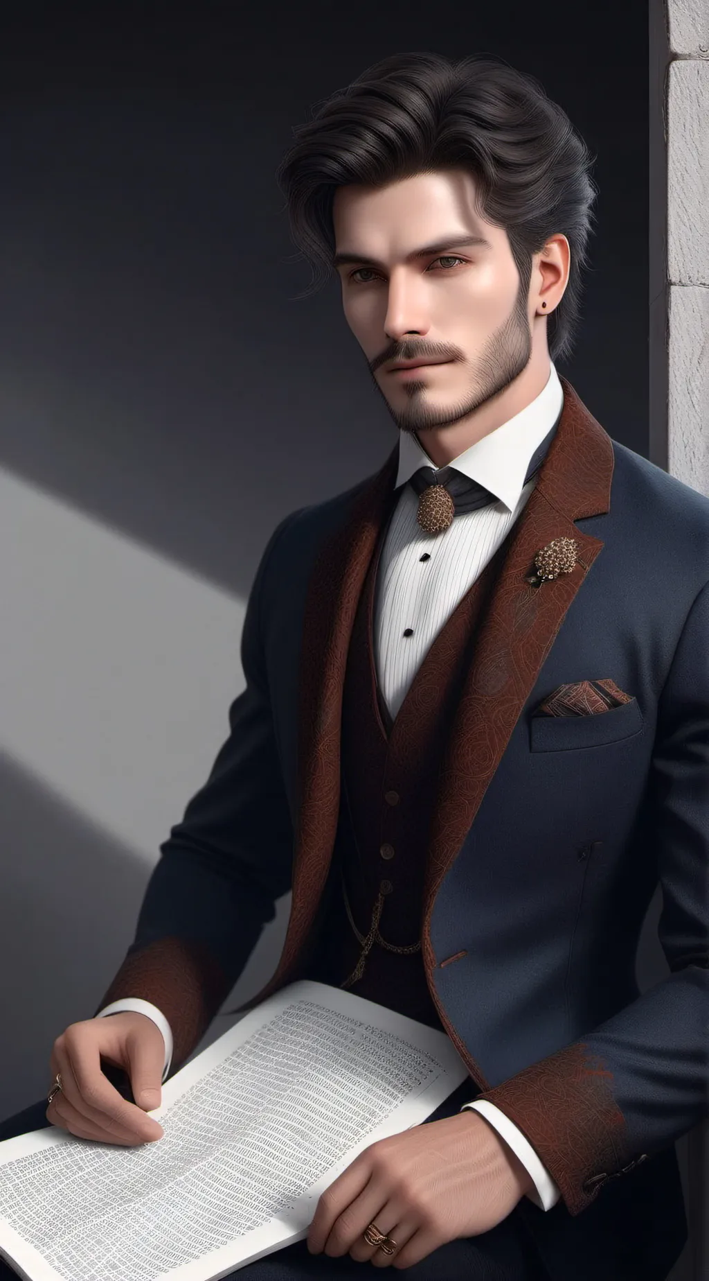 ai character: erd background
