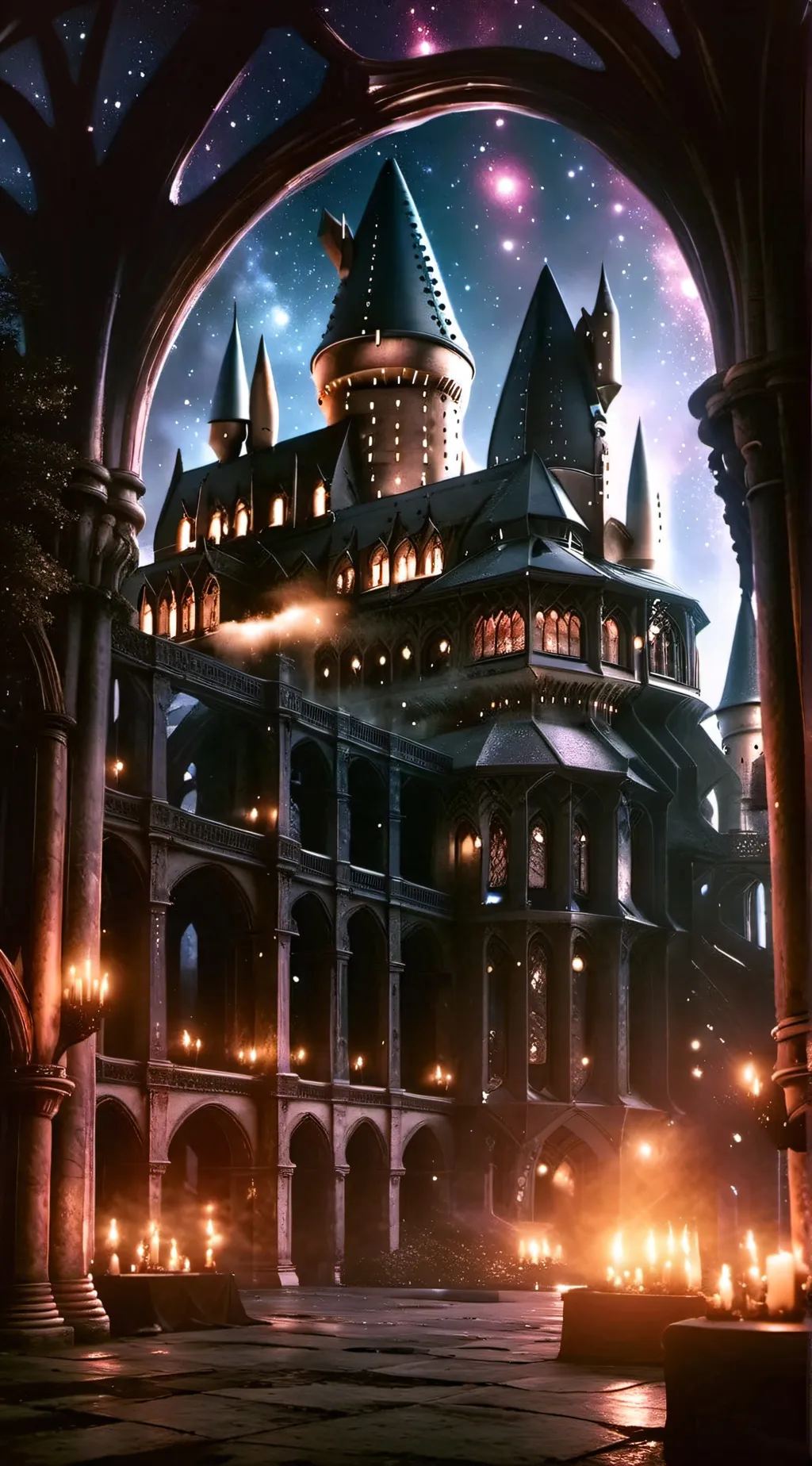 ai character: Hogwarts background