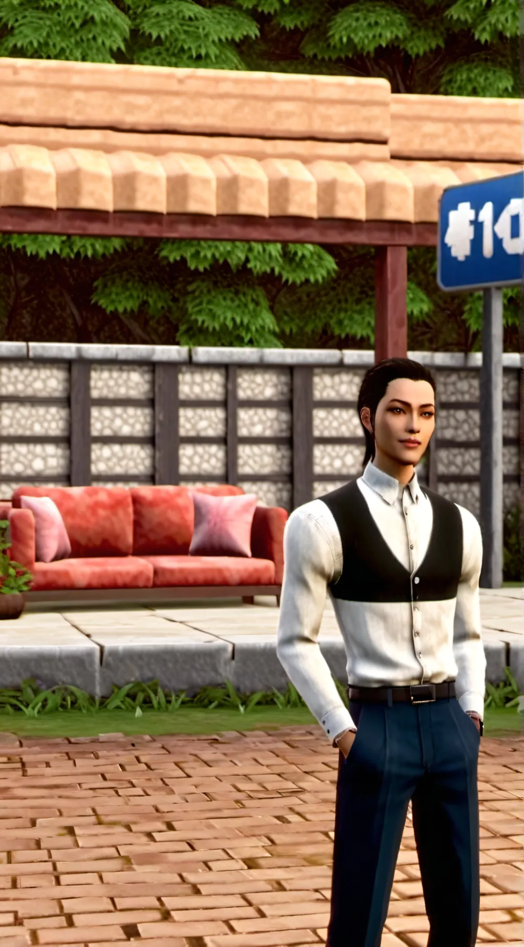 ai character: Brad  background