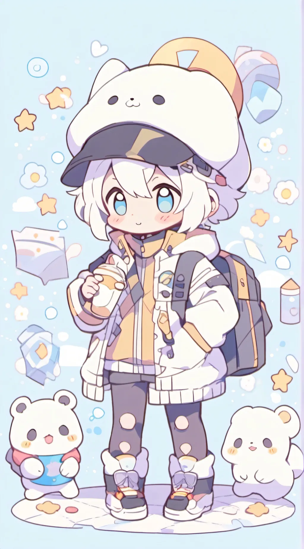 ai character: chip background