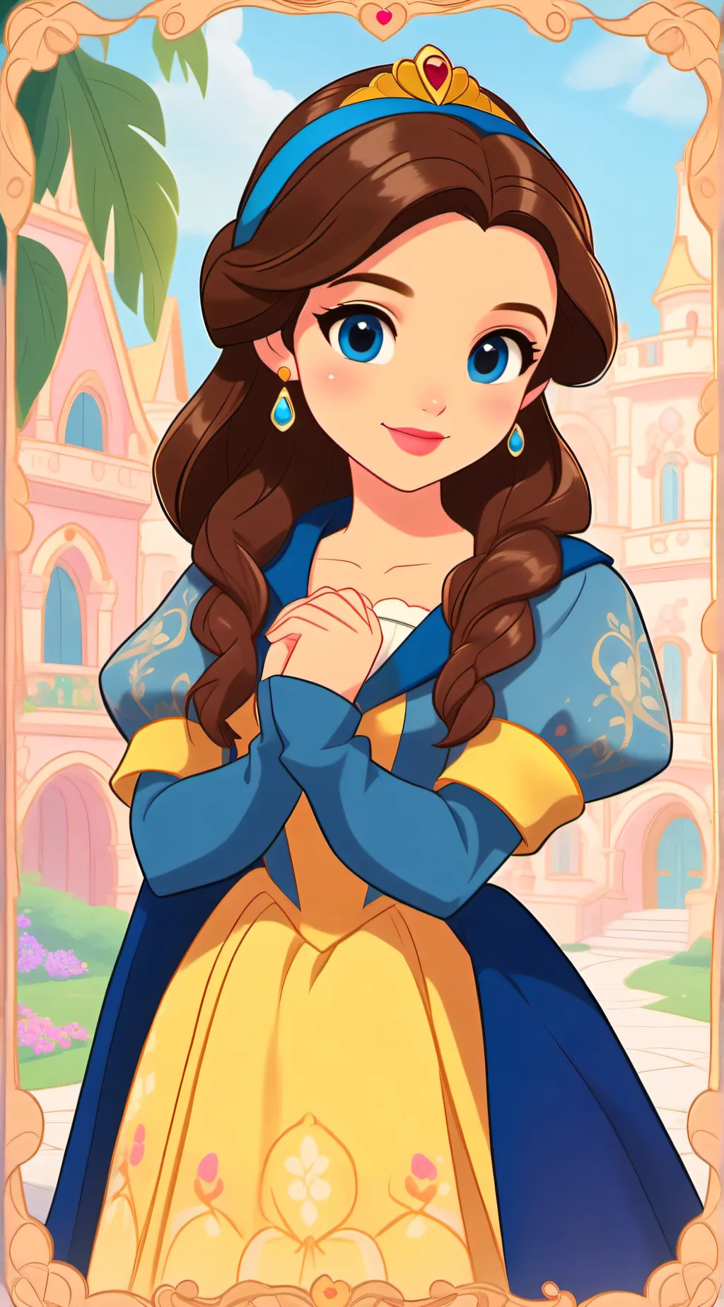 ai character: Princess Belle background