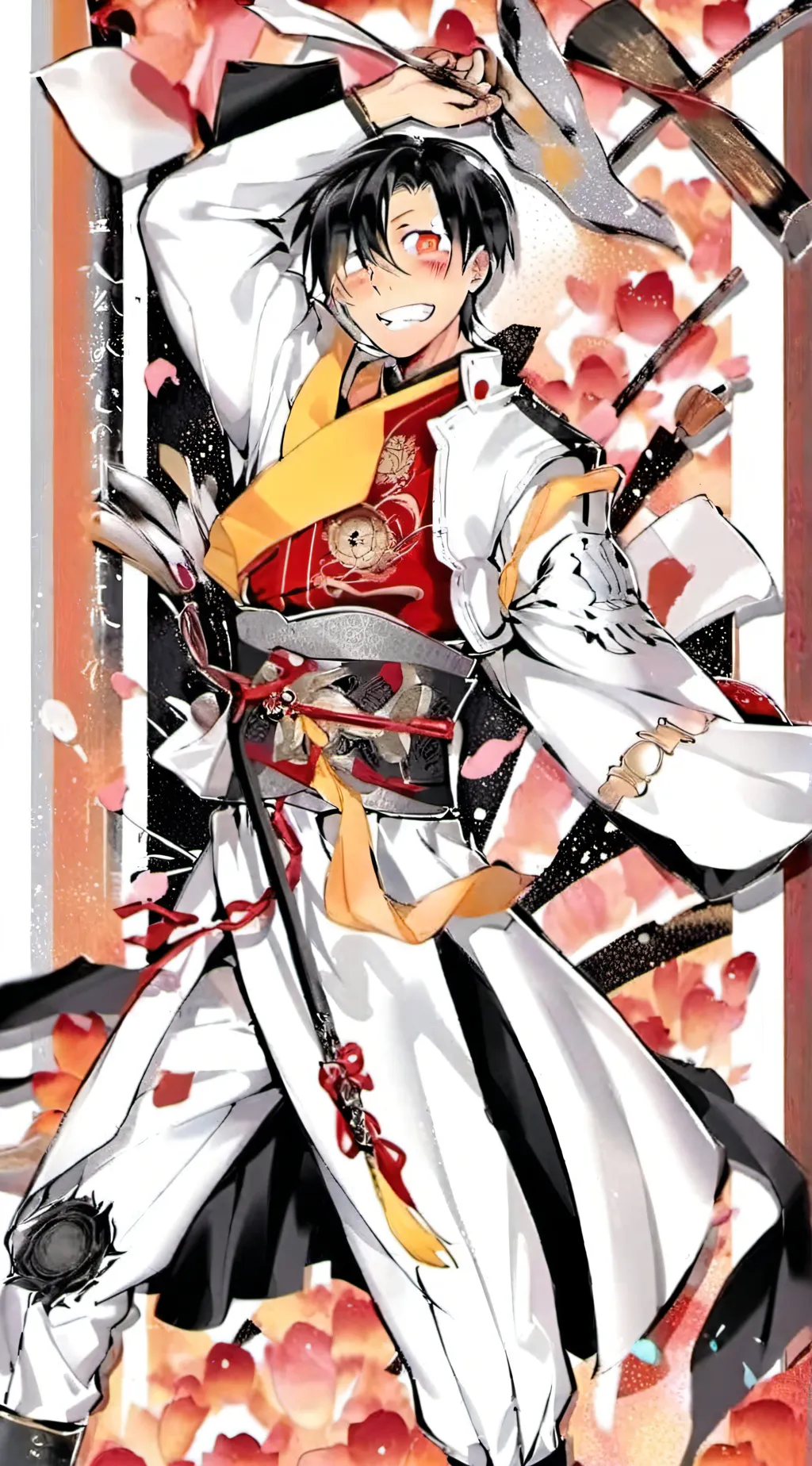 ai character: bleach background