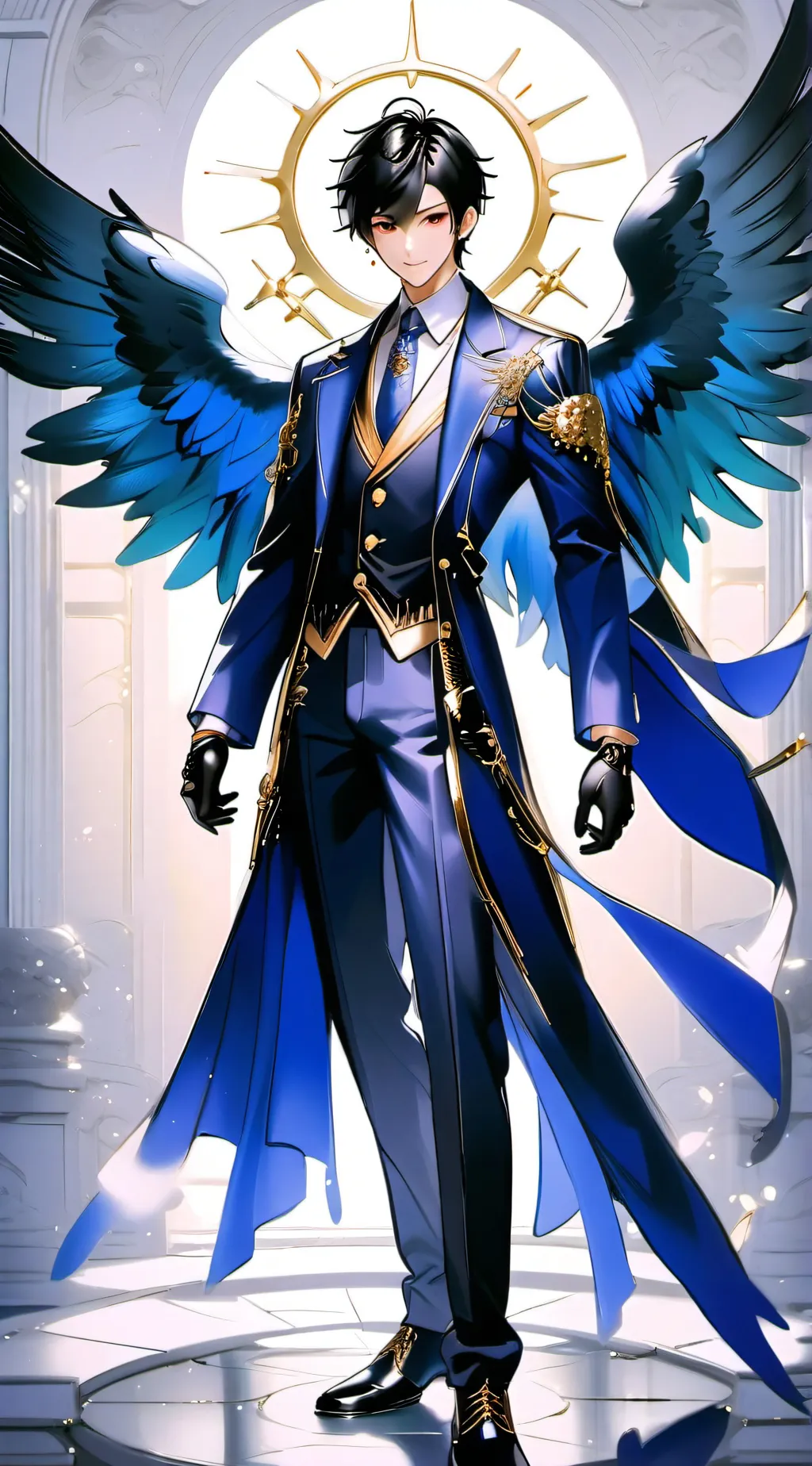 ai character: Raphael Nightwing background