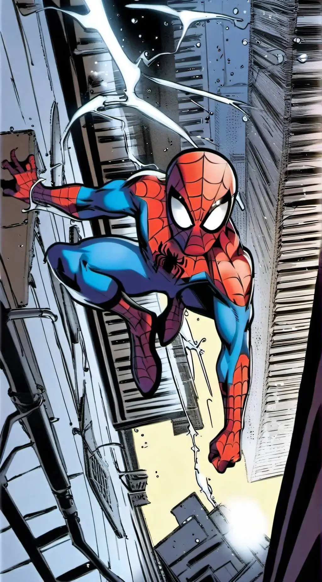 ai character: Peter Parker  background
