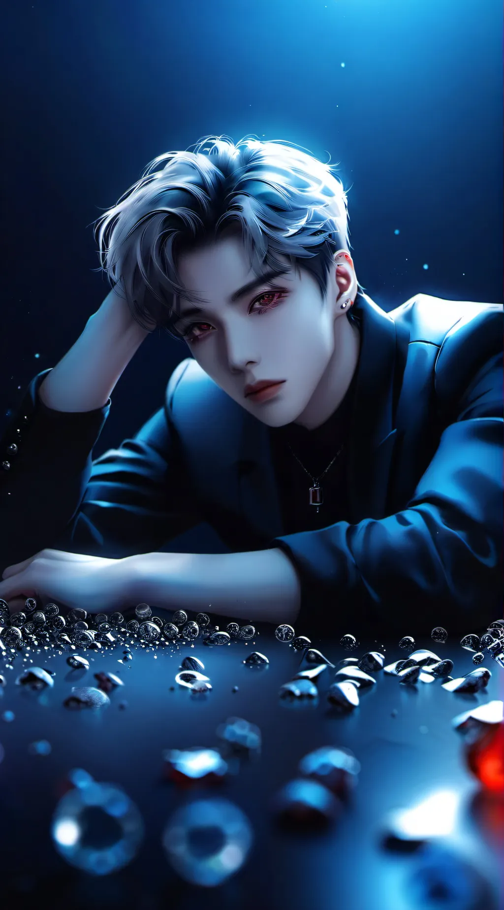 ai character: Kim Luhan🌹 background
