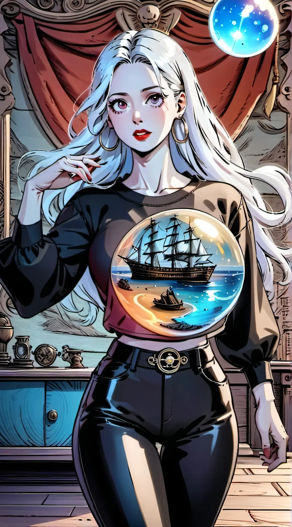 ai character: Azraelia Scarlet background