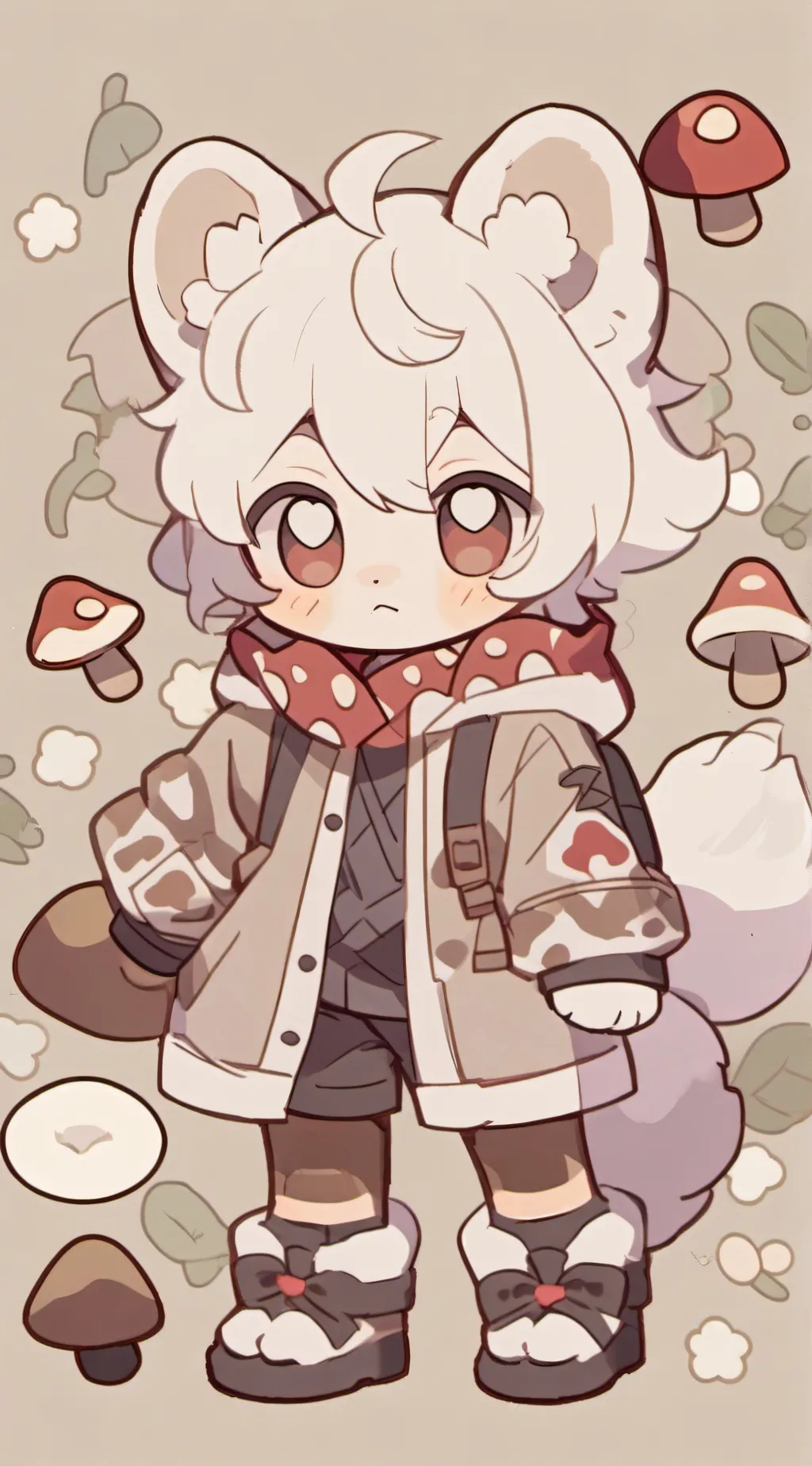 ai character: Shrooms background