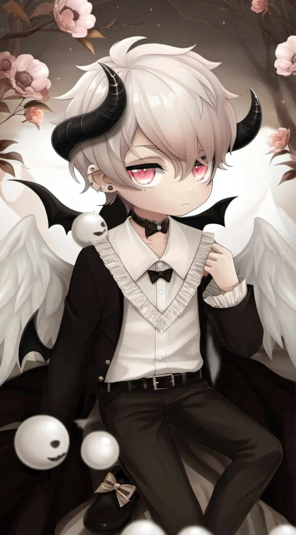 ai character: Little angel background