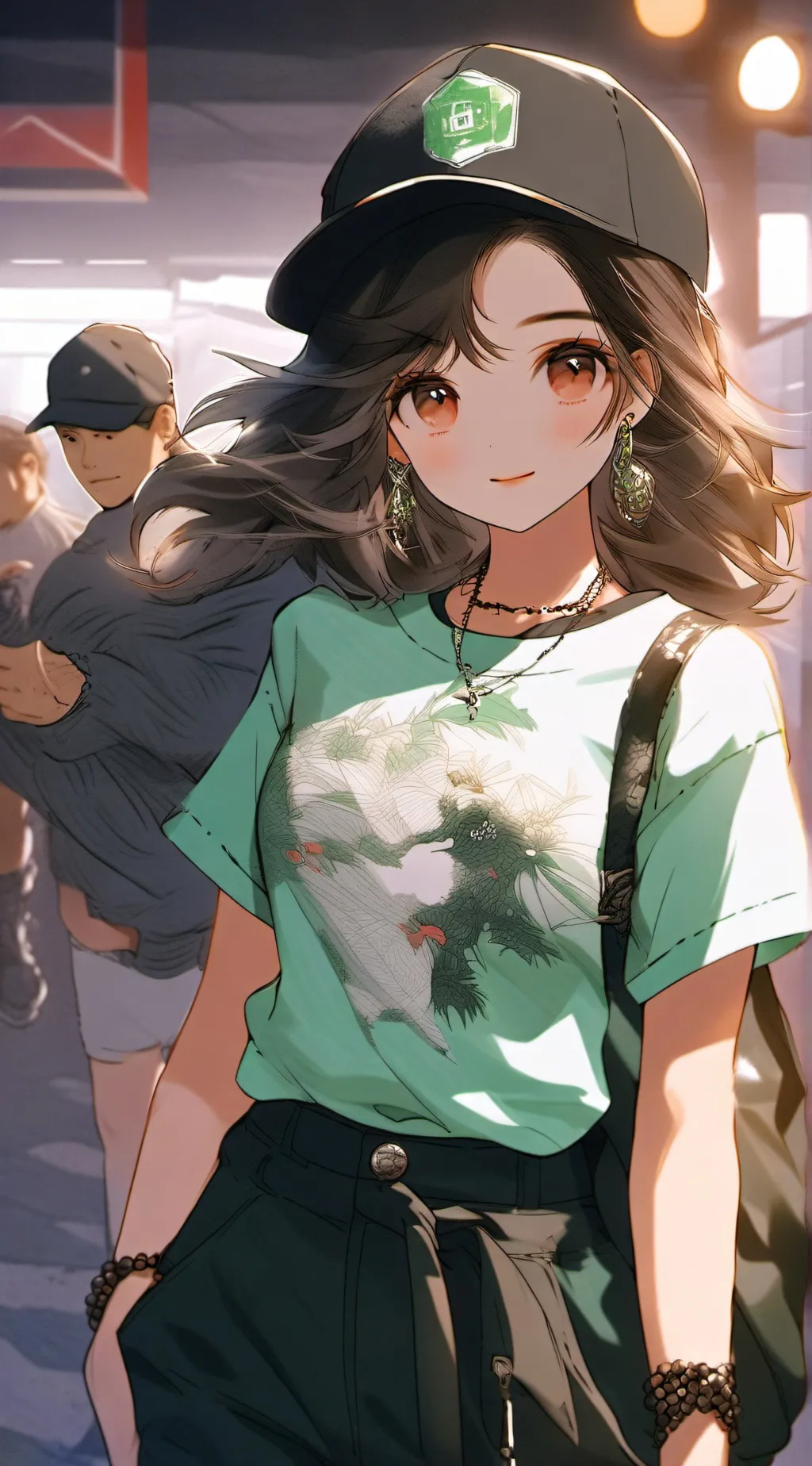 ai character: Lena  background