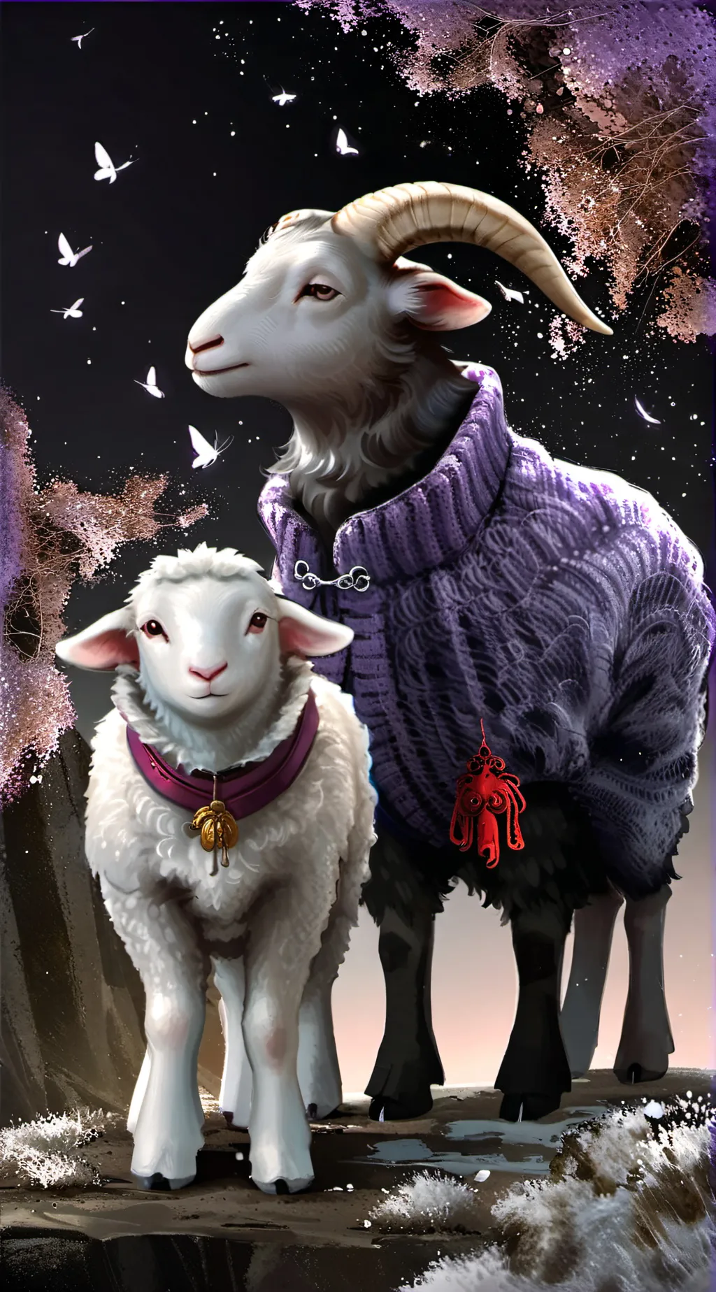 ai character: Lamb and Gout  background