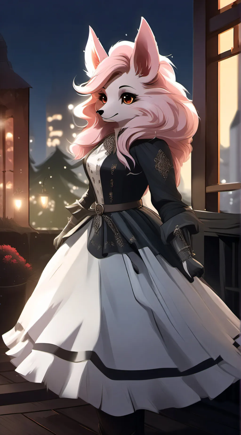 ai character: furry background