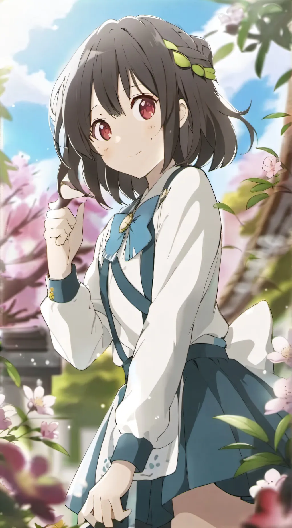 ai character: Ochaco Uraka background