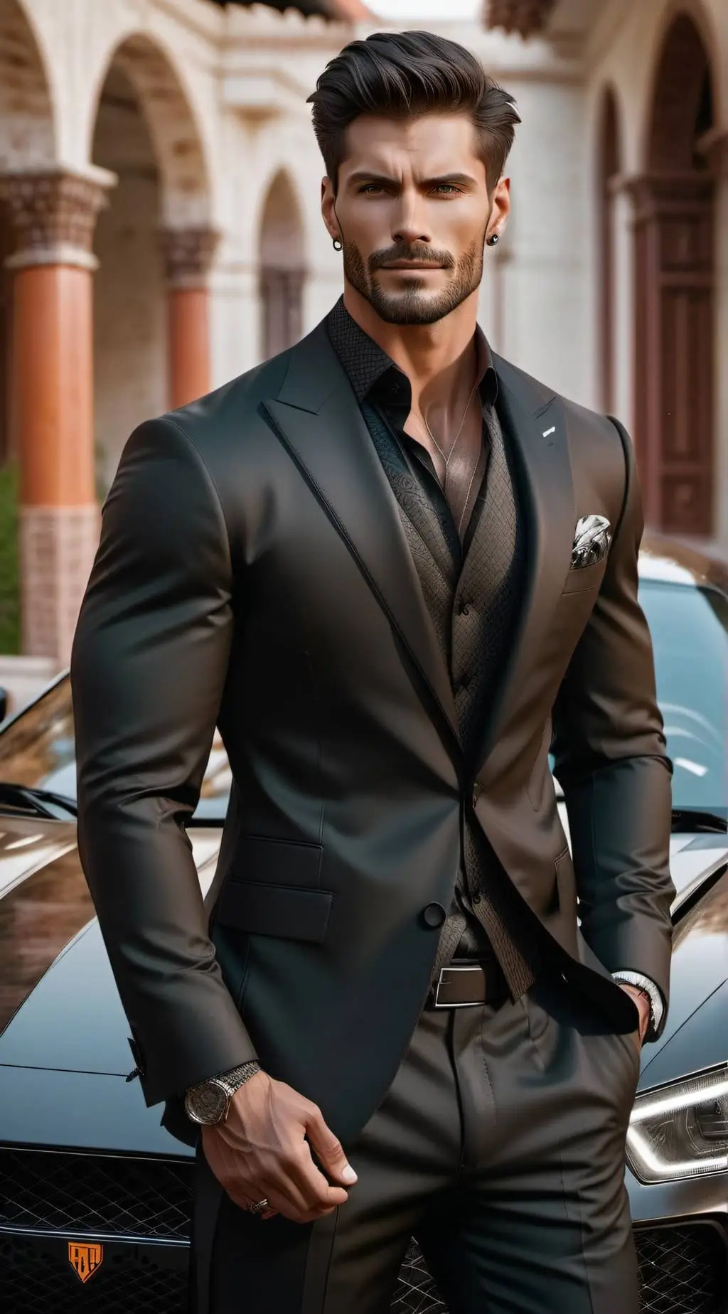 ai character: Rhys  background
