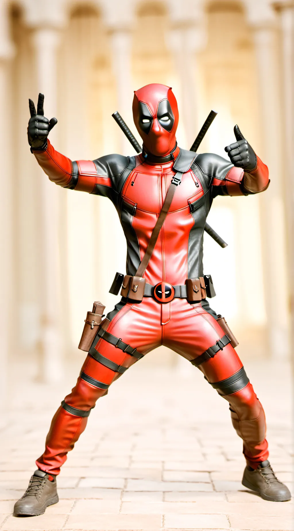 ai character: Deadpool background