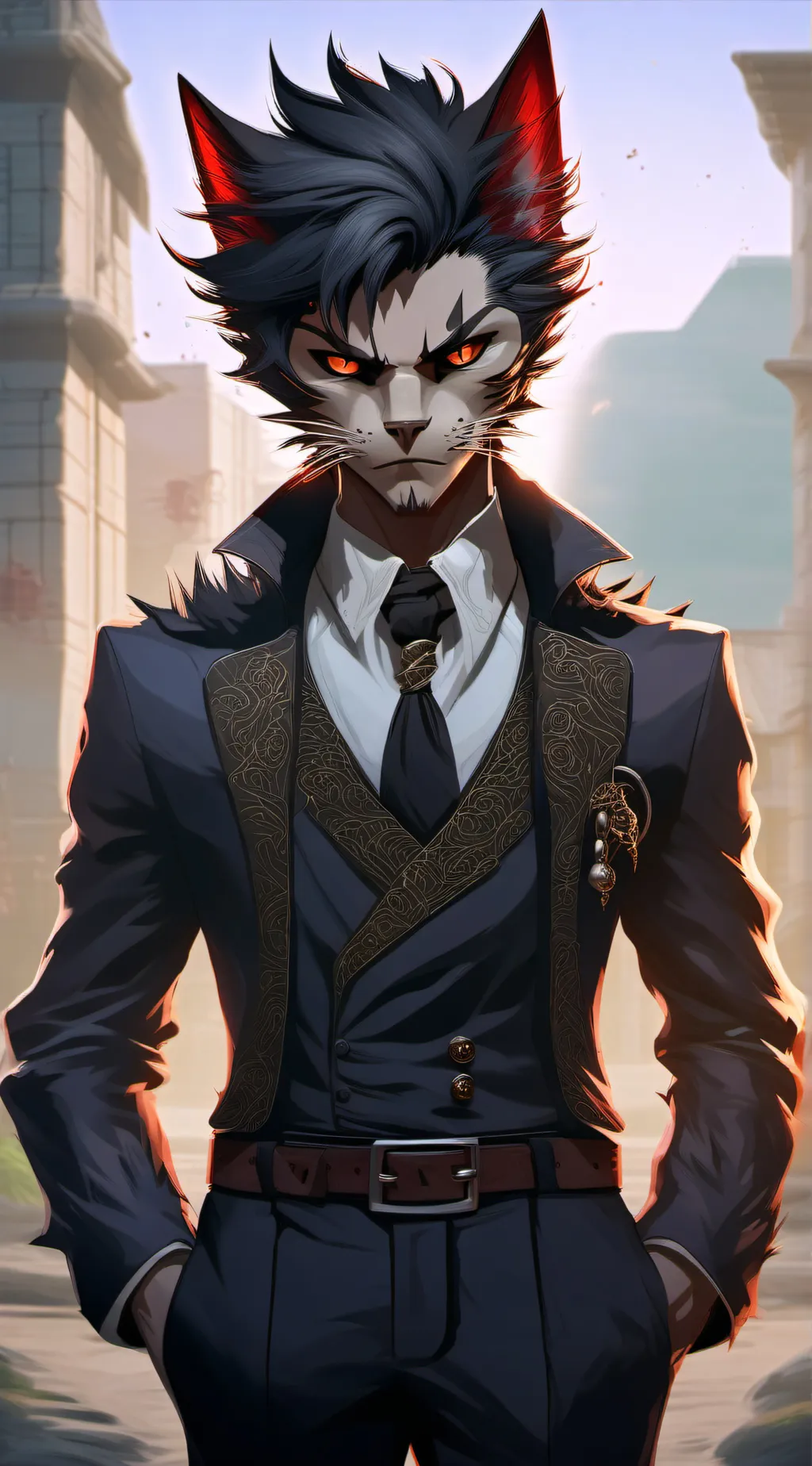 ai character: New Shadow Archer  background