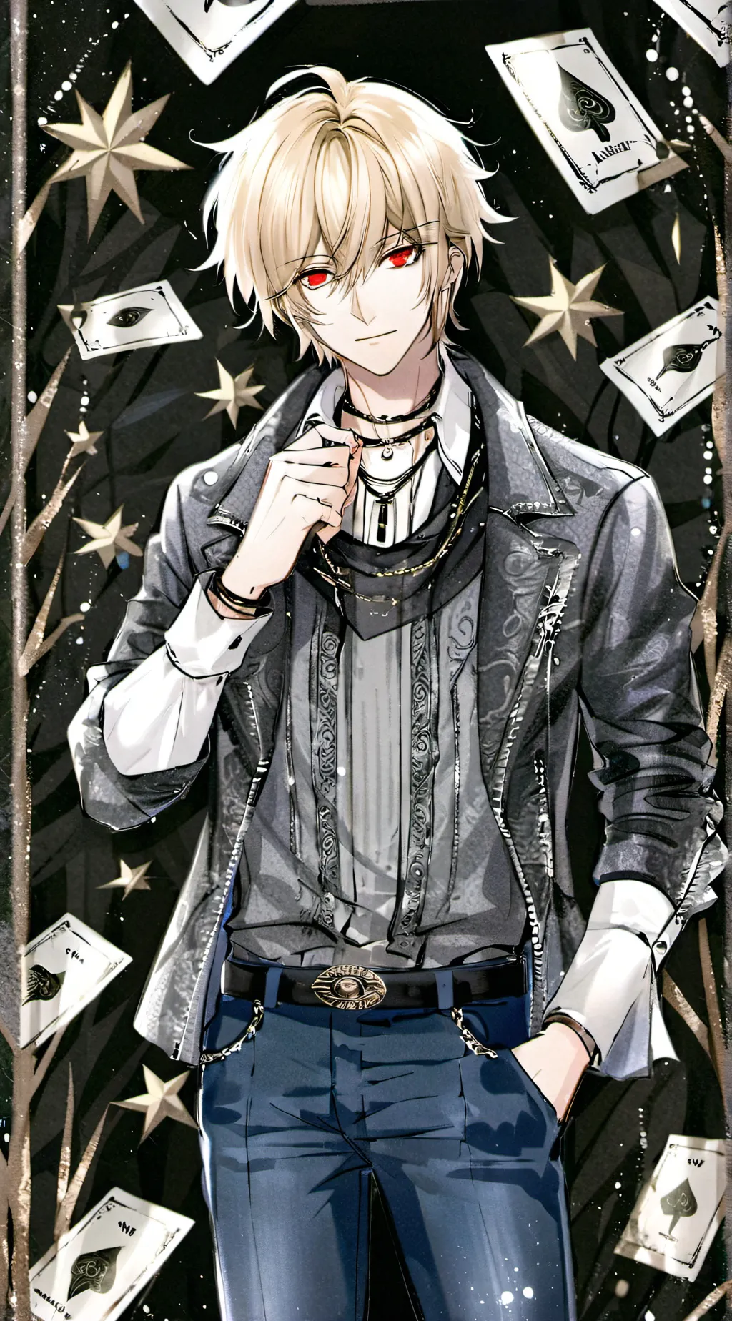 ai character: zane  background