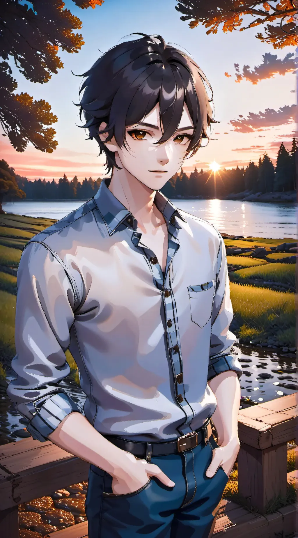 ai character: Ocho background