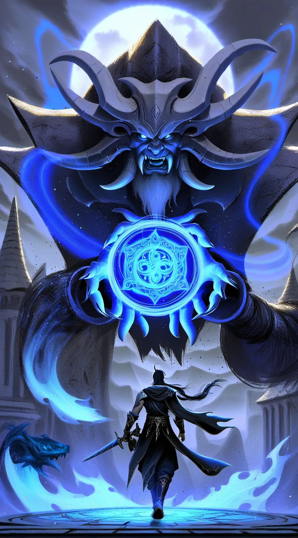ai character: DarkLord Valentino background