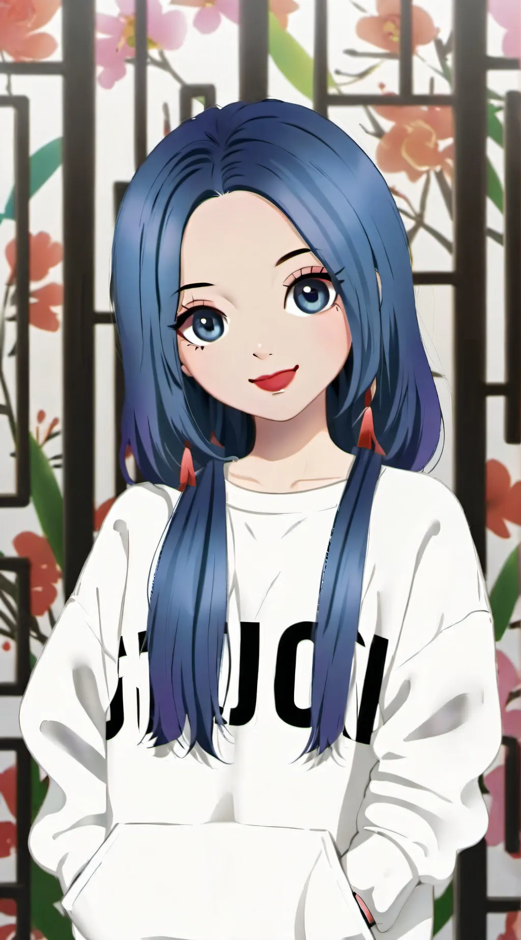 ai character: m<mio>m background