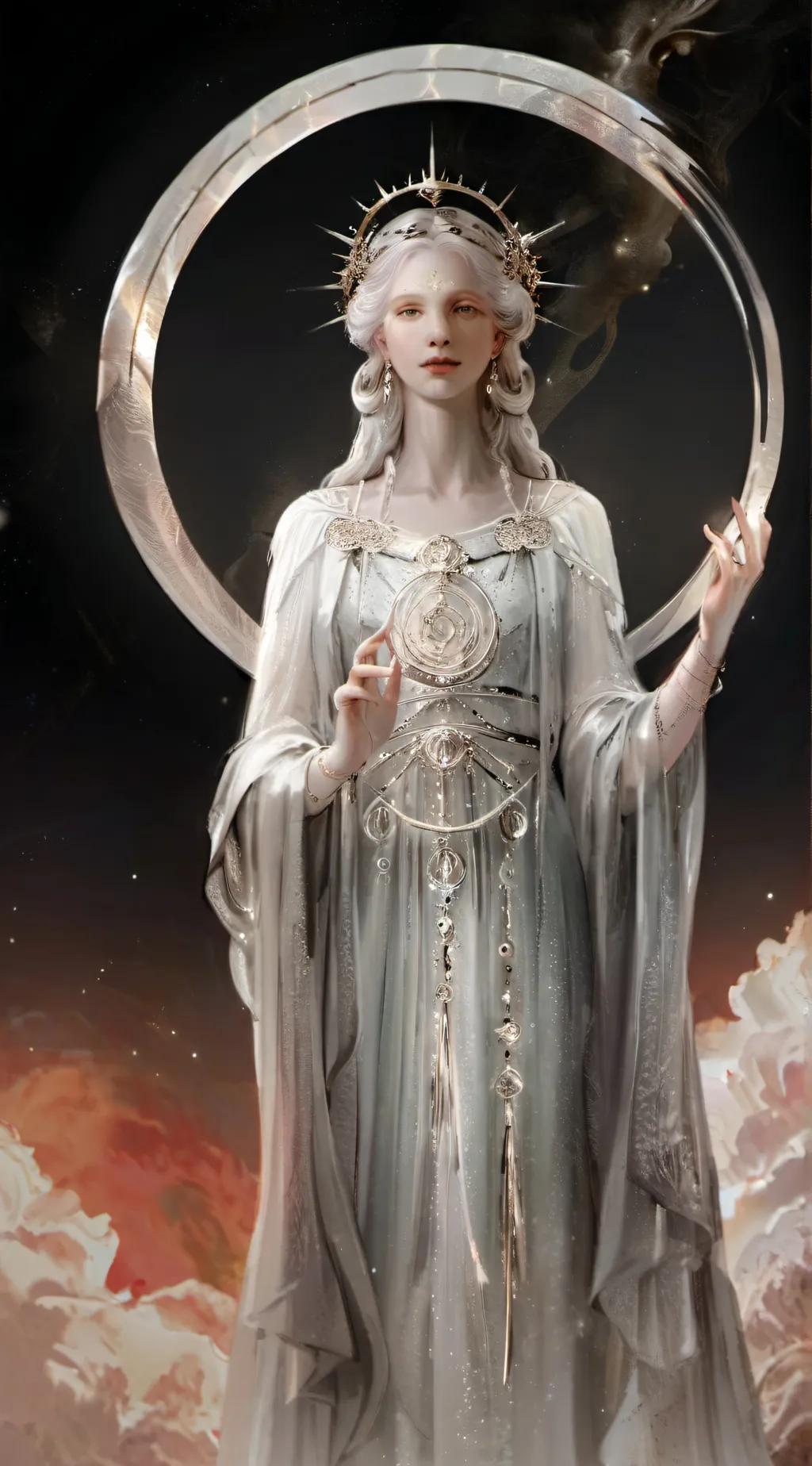 ai character: ♍Virgo♍ background