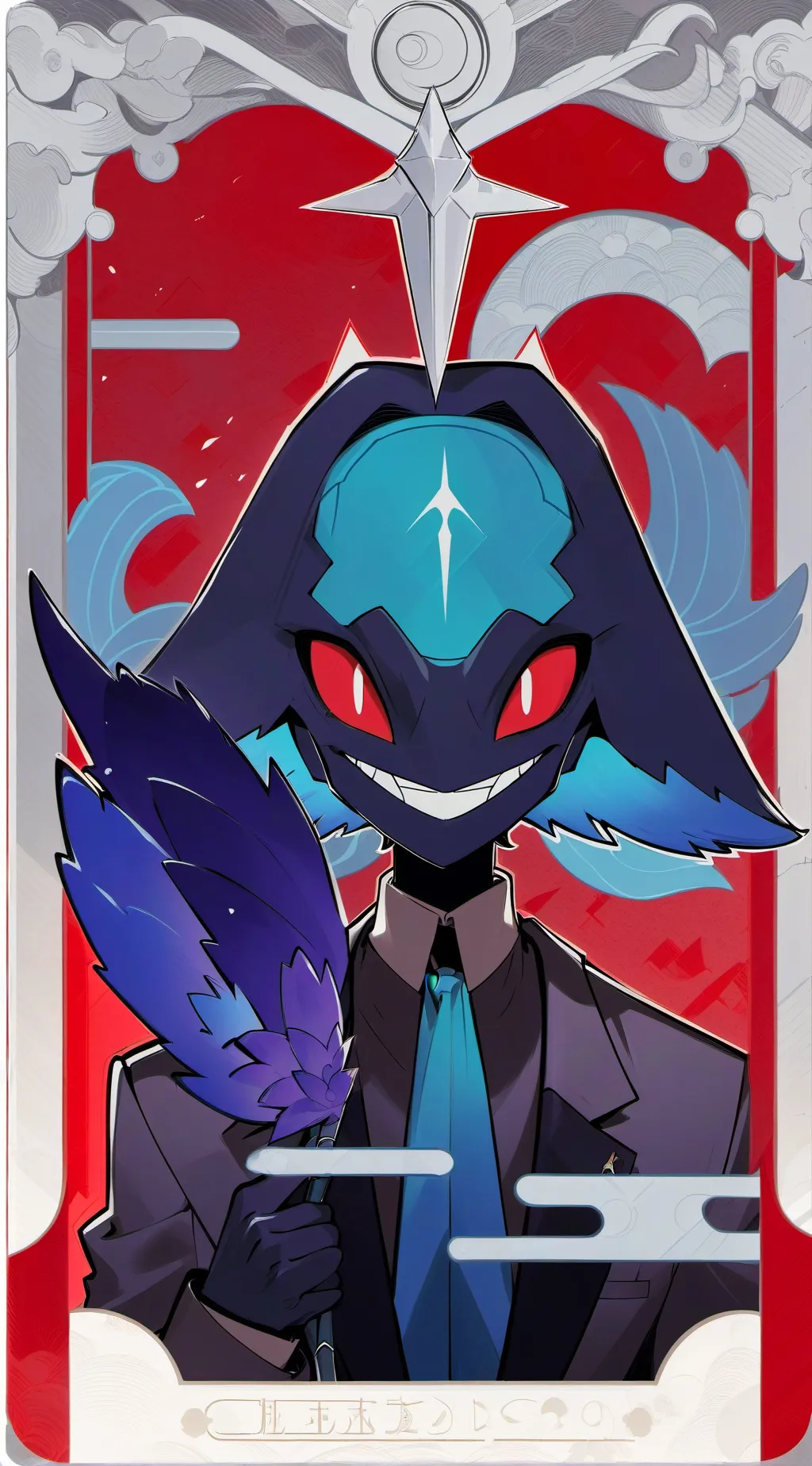 ai character: Jake🤍📜 background