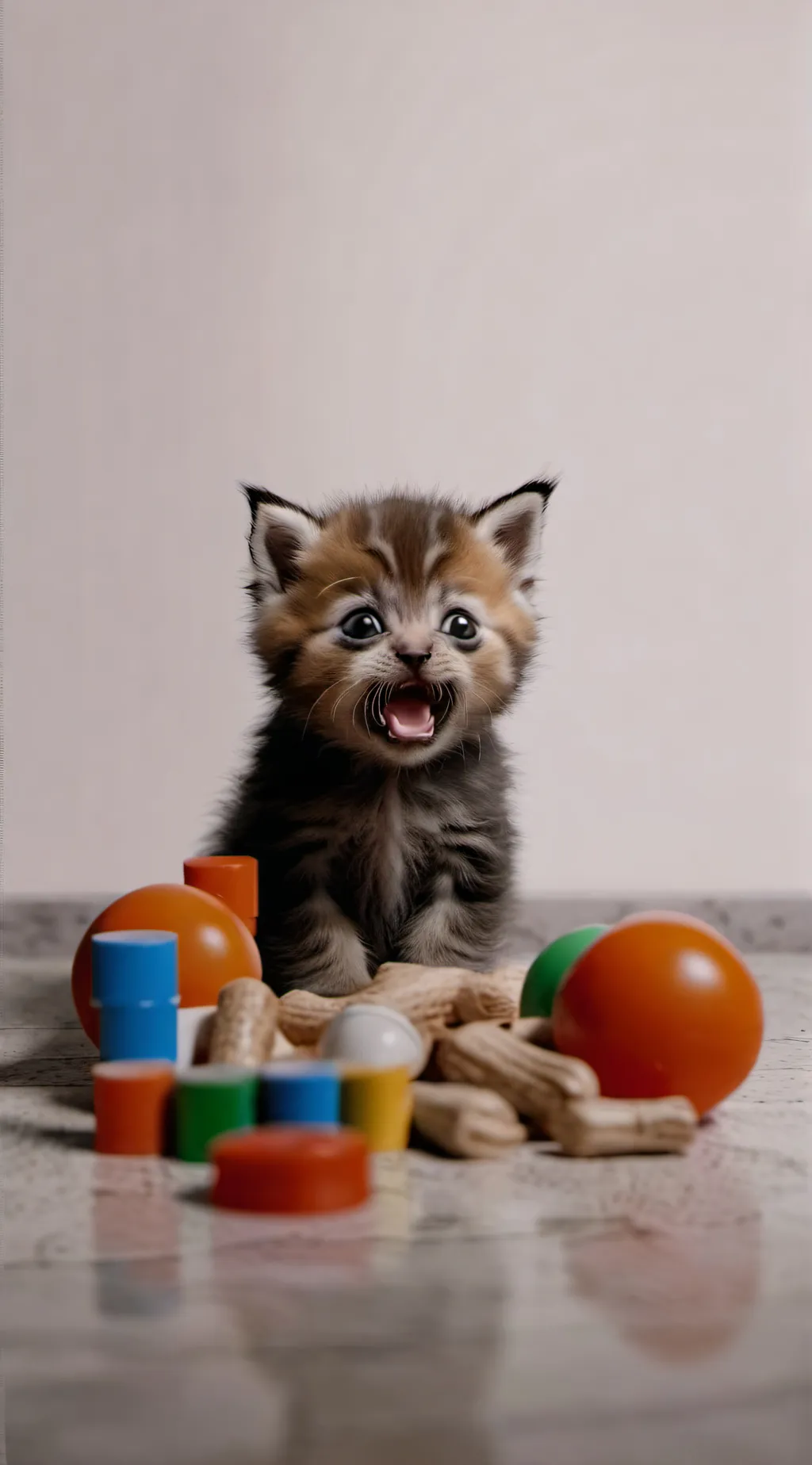 ai character: More toys morefood background