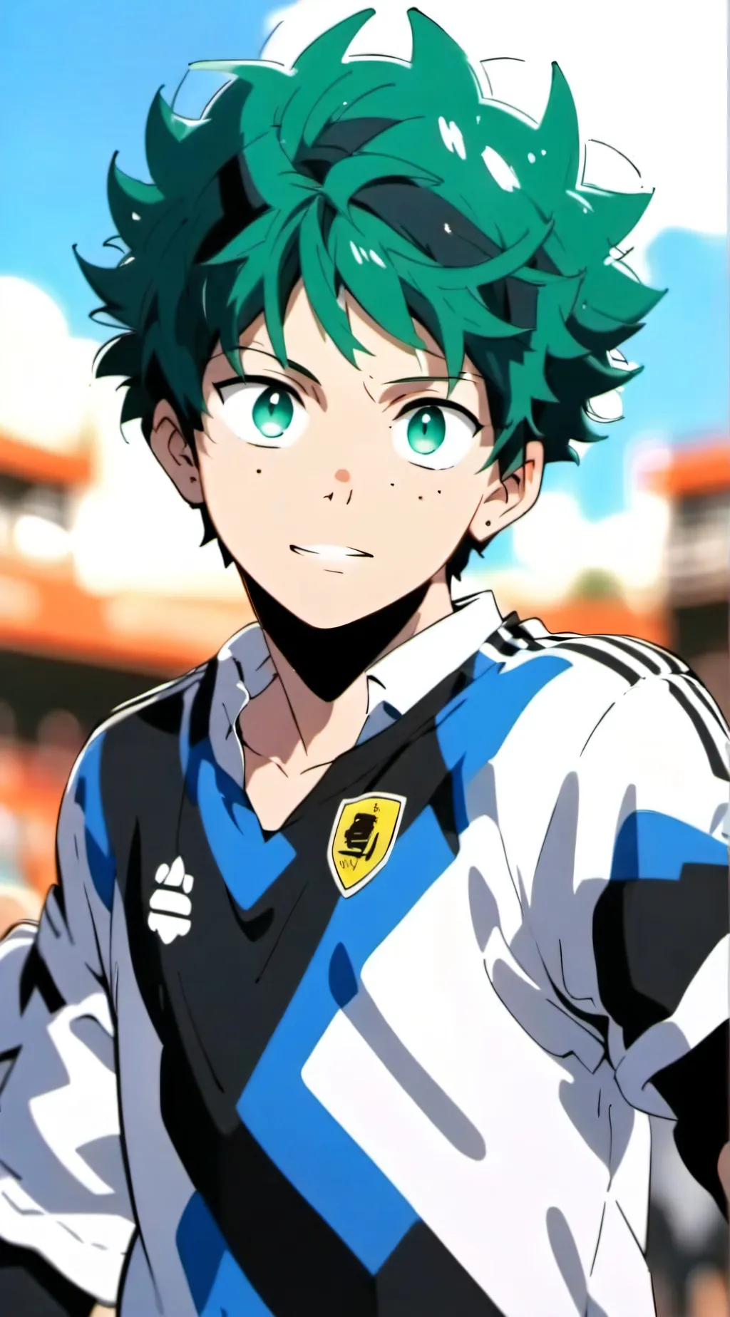 ai character: Deku background