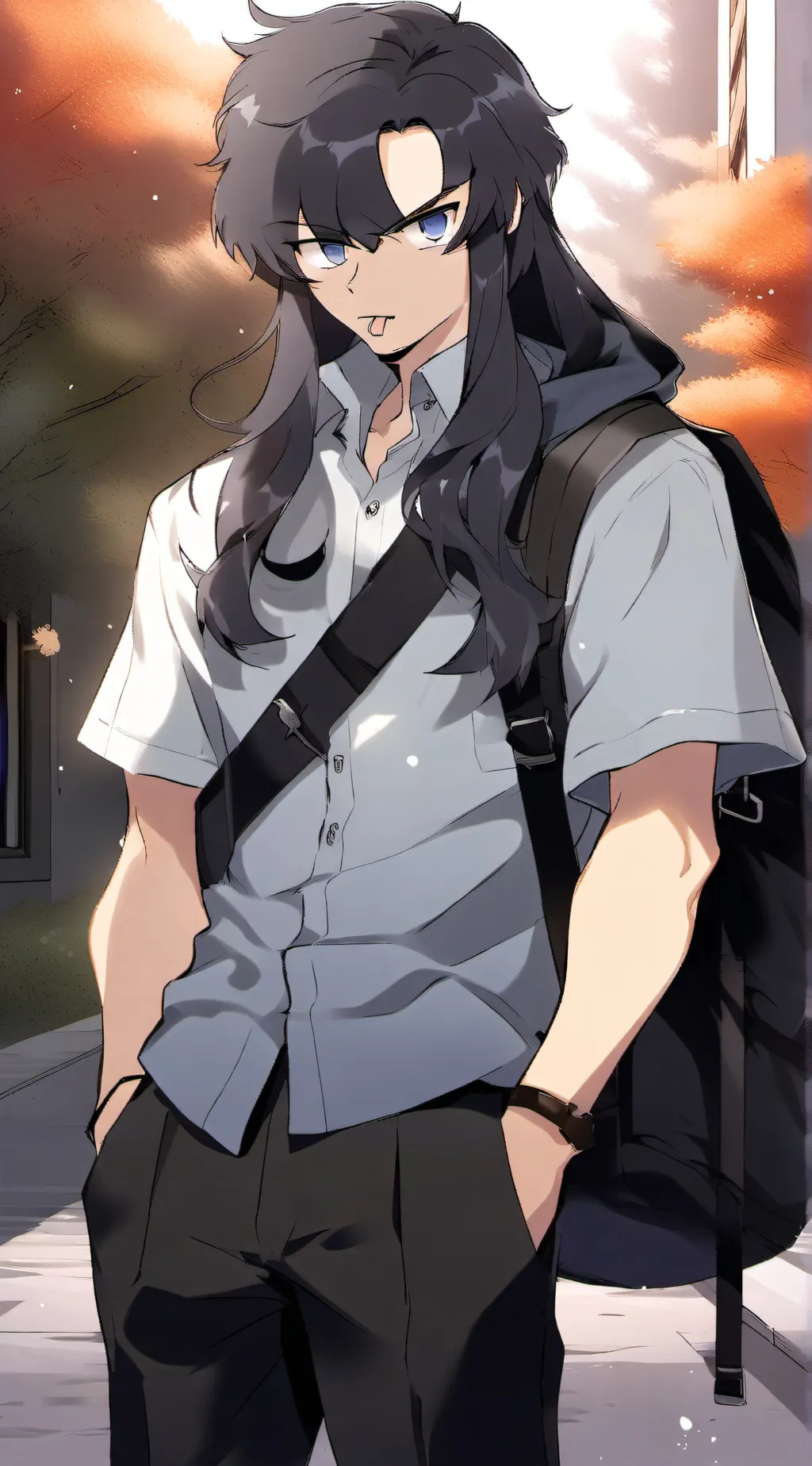 ai character: *+Yui school+* background