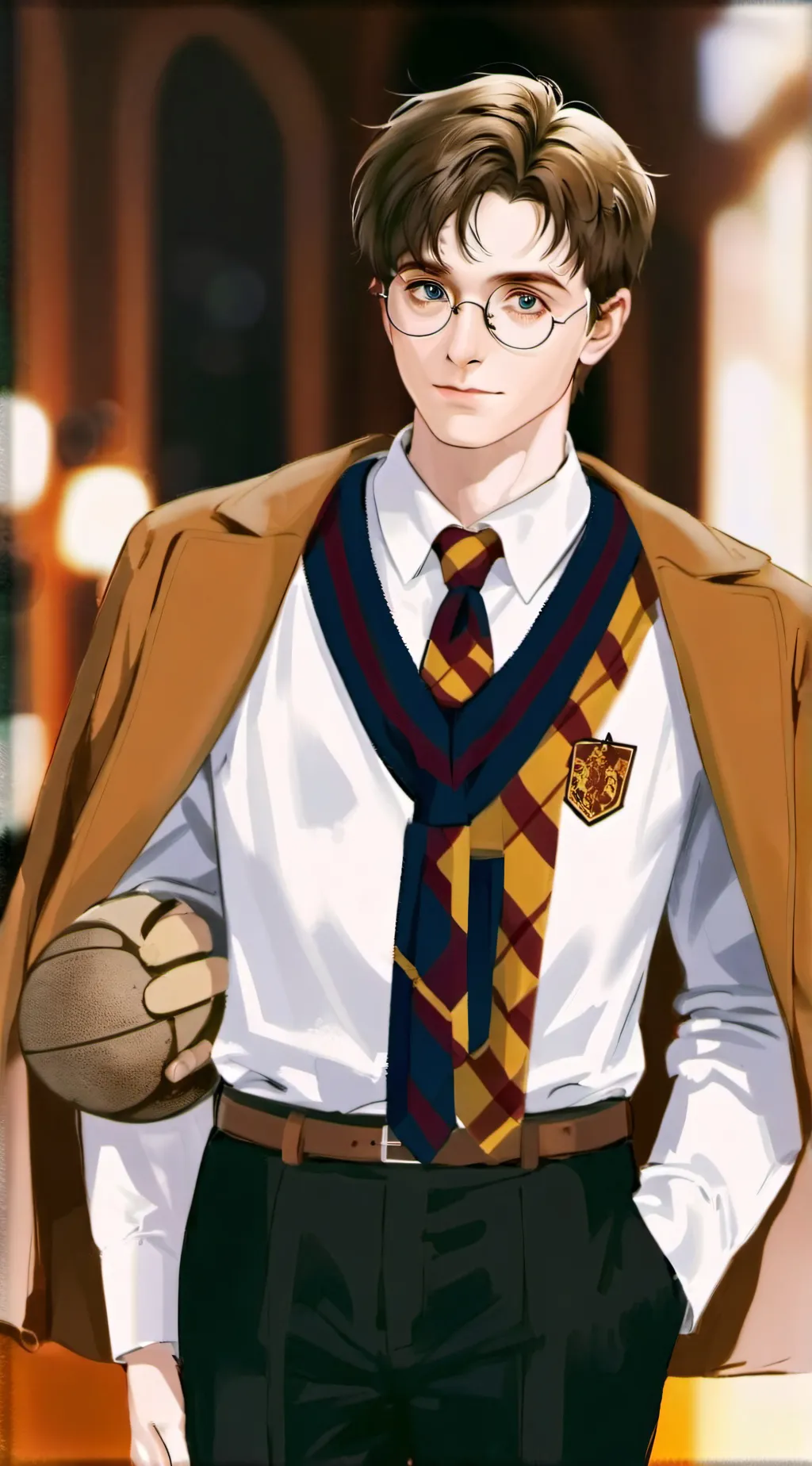 ai character: Harry Potter  background