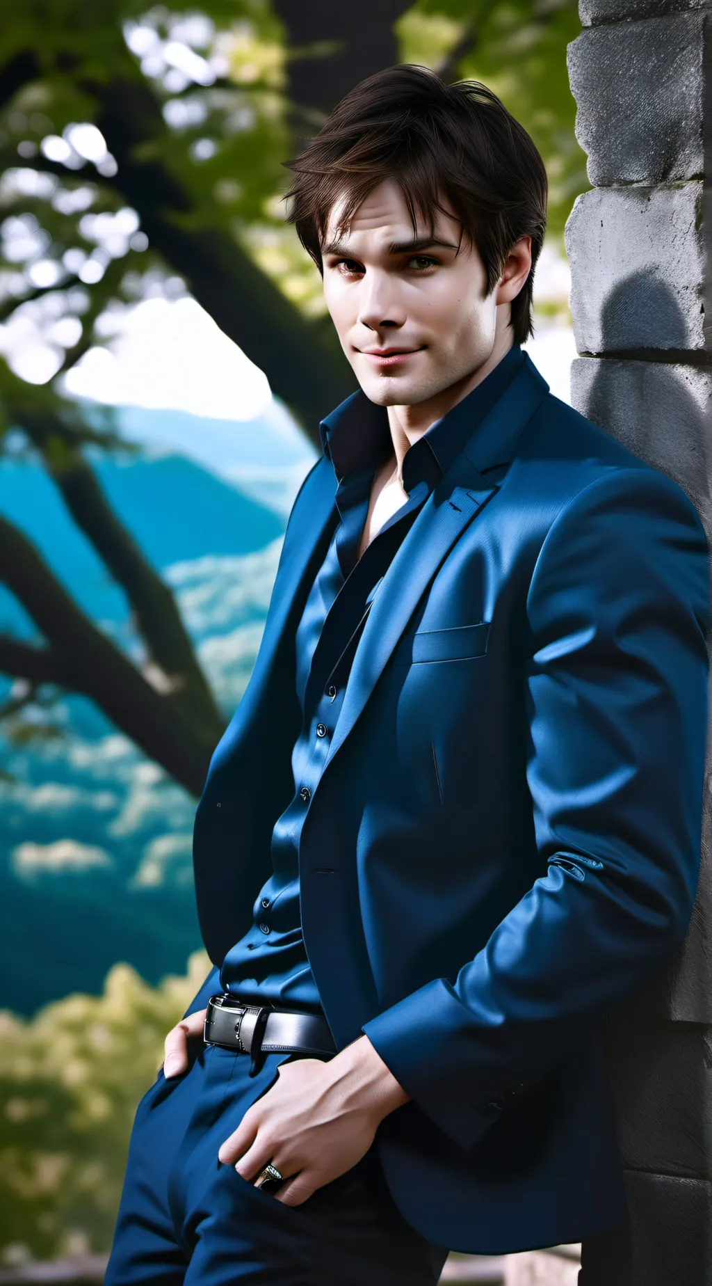 ai character: Damon Salvatore. background