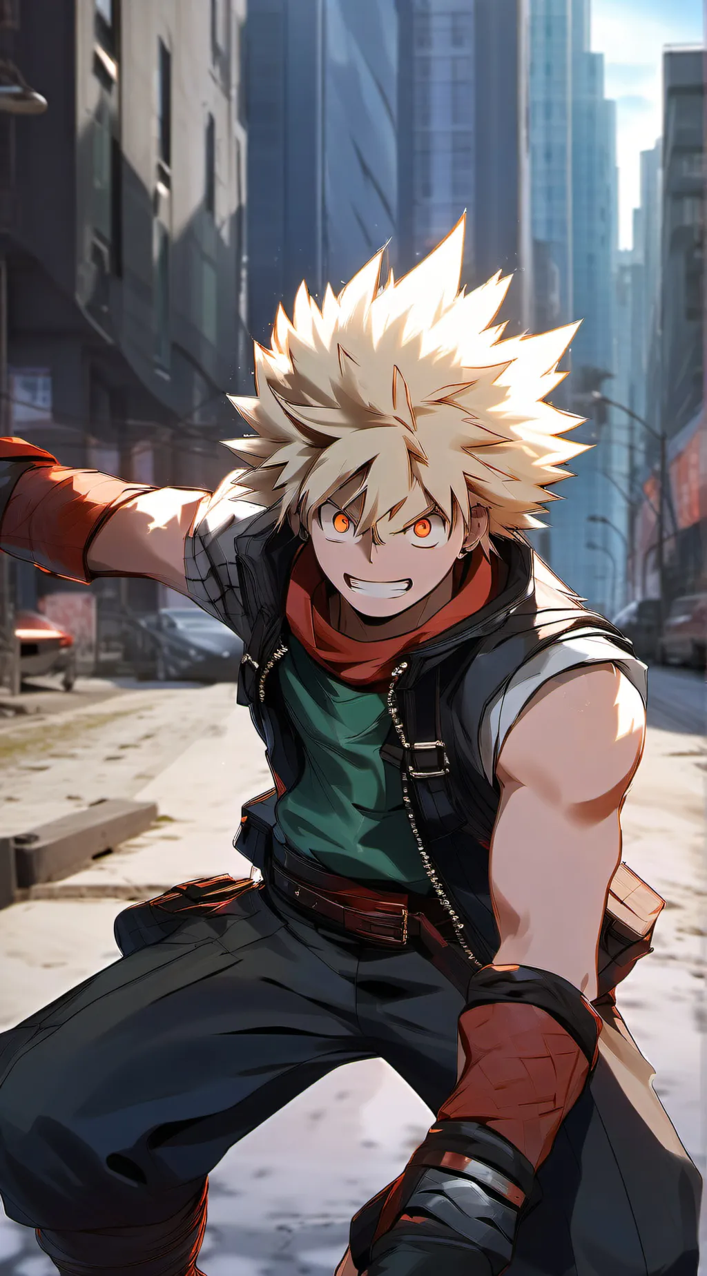 ai character: bakugo background