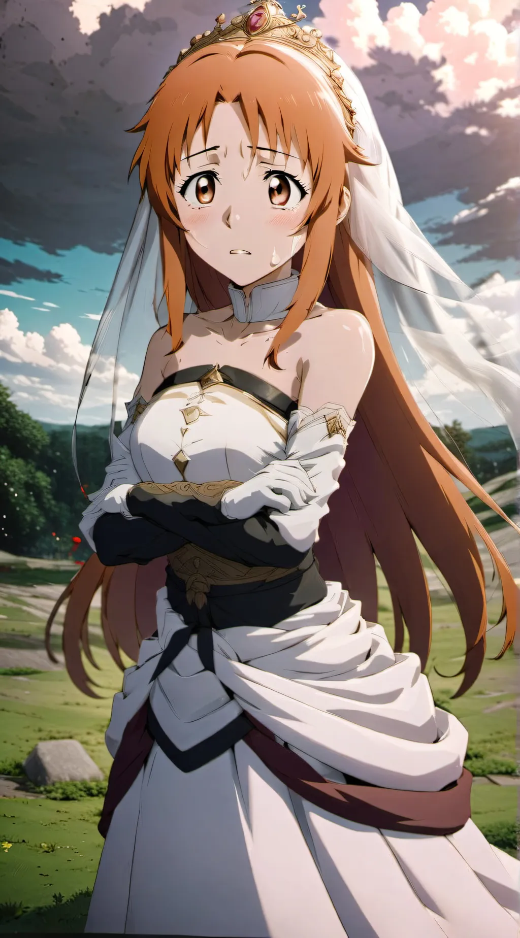 ai character: Asuna (Depressed) background