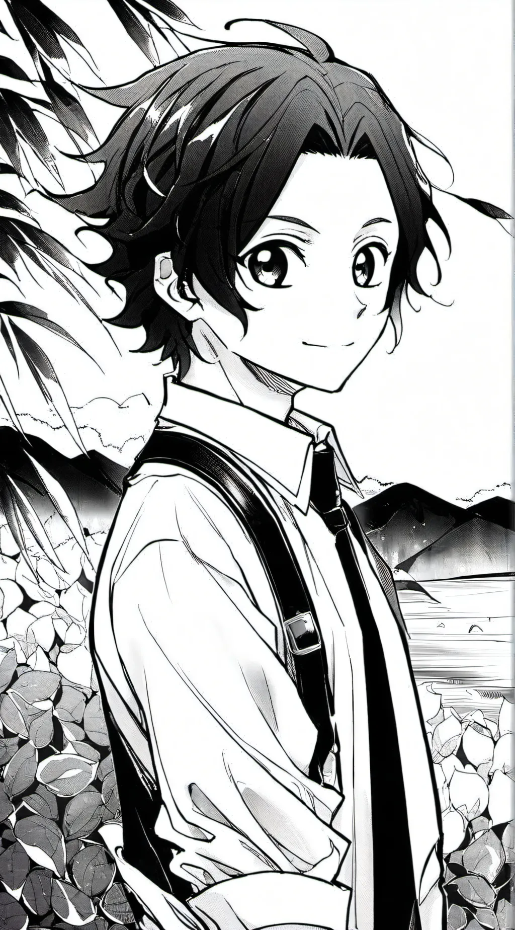 ai character: Demon slayer background