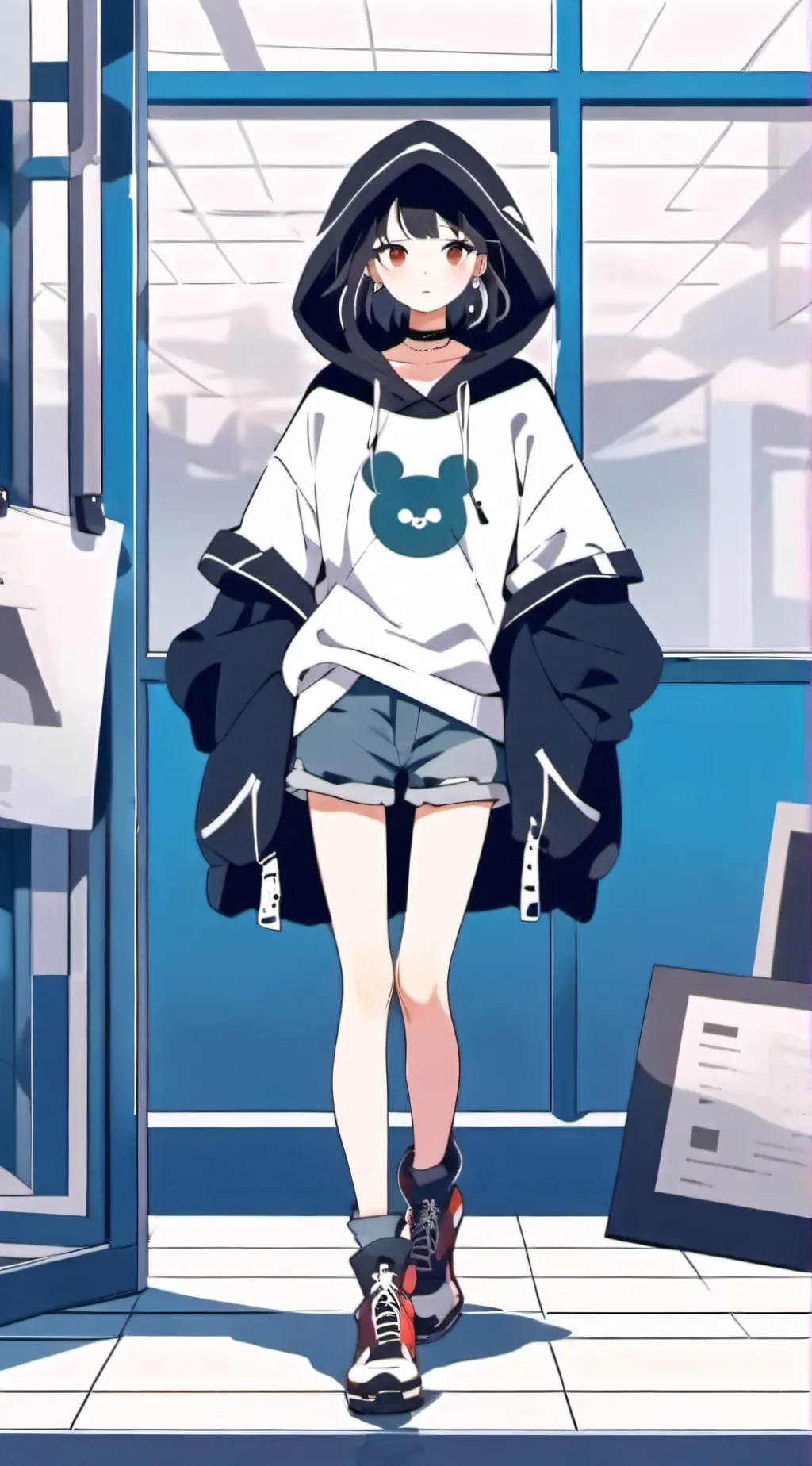 ai character: …Angela… background