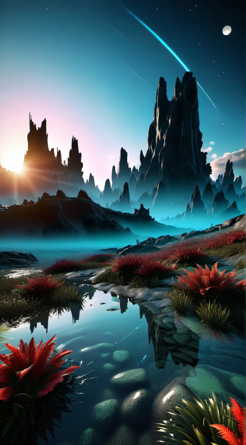 ai character: adventure escape background