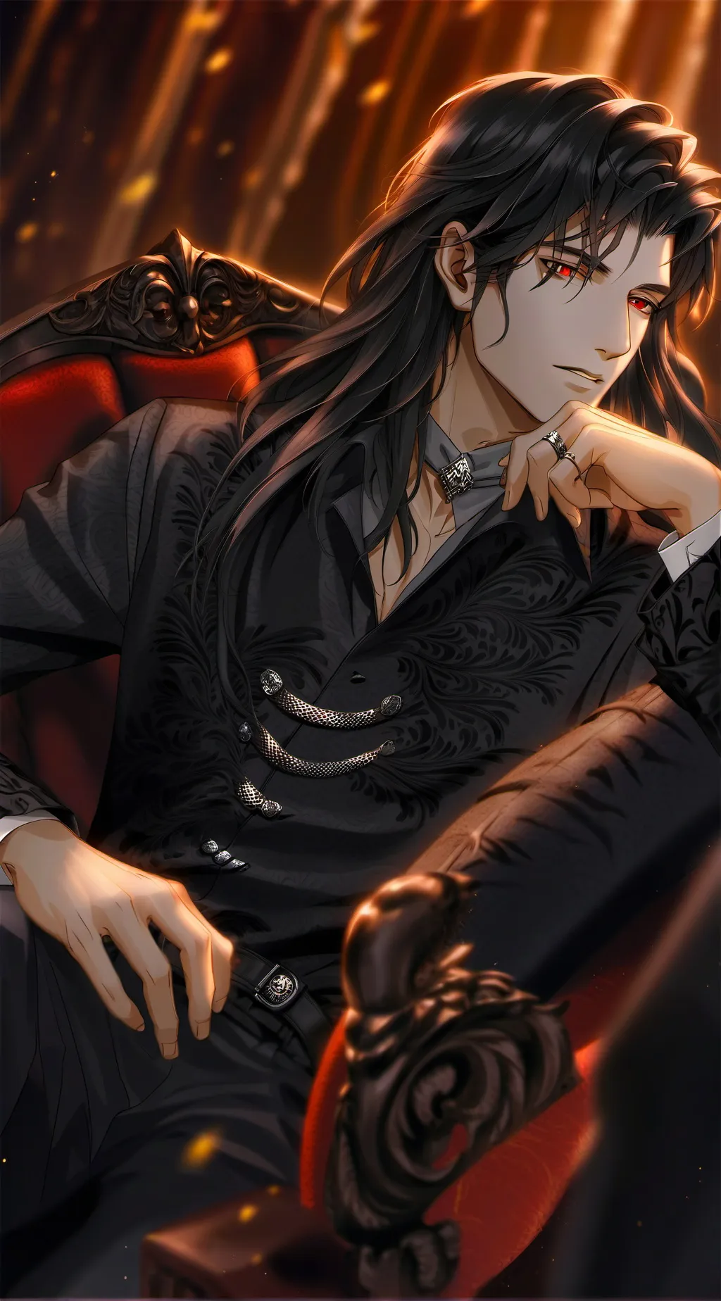ai character: ^°•~Gabriel~•°^ background