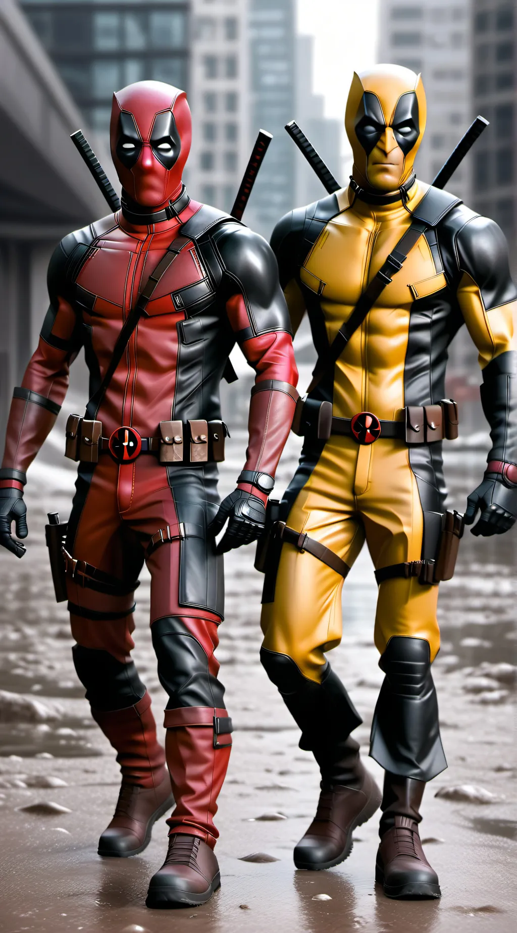 ai character: deadpool 3 background