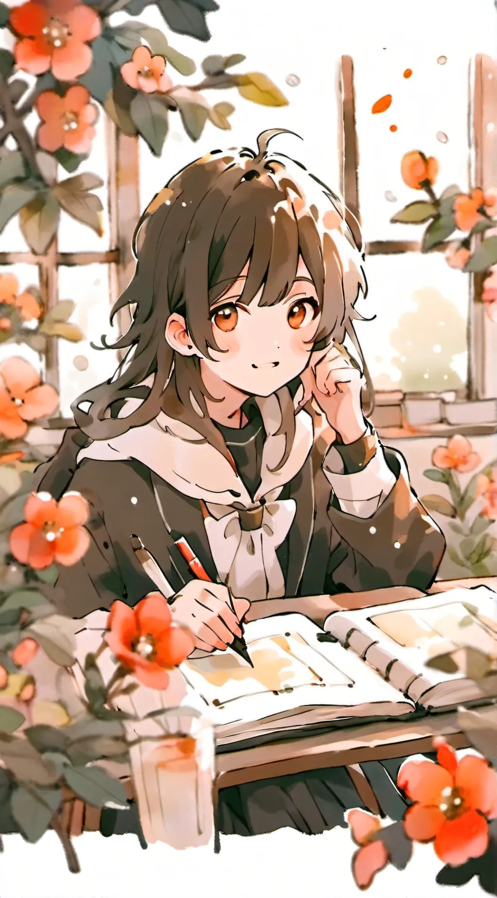 ai character: maya background