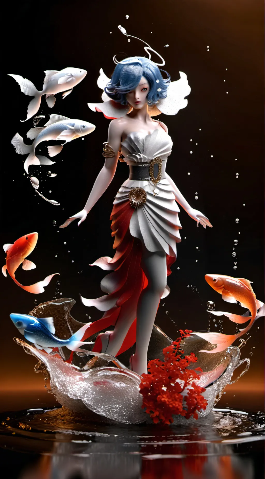 ai character: ♓Pisces♓ background