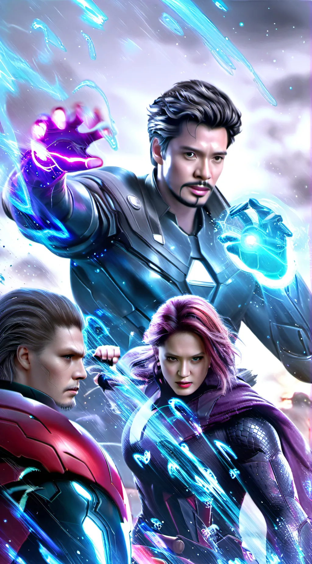 ai character: Avengers background