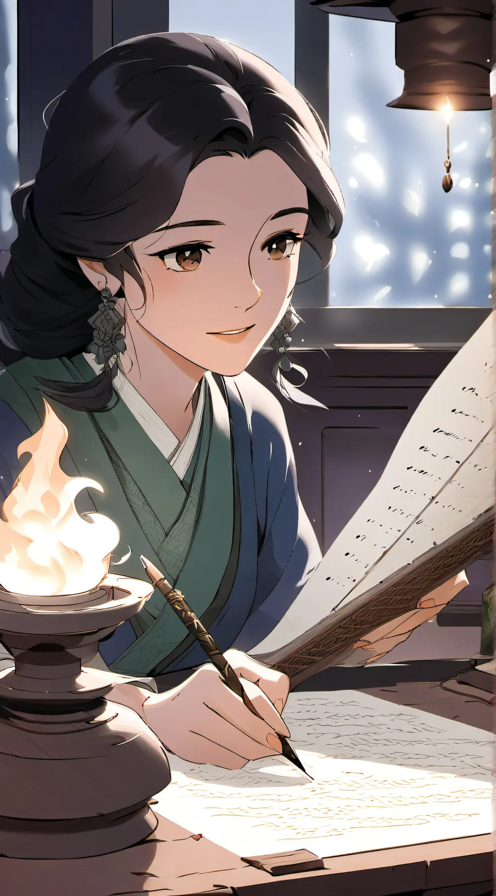 ai character: Amira background