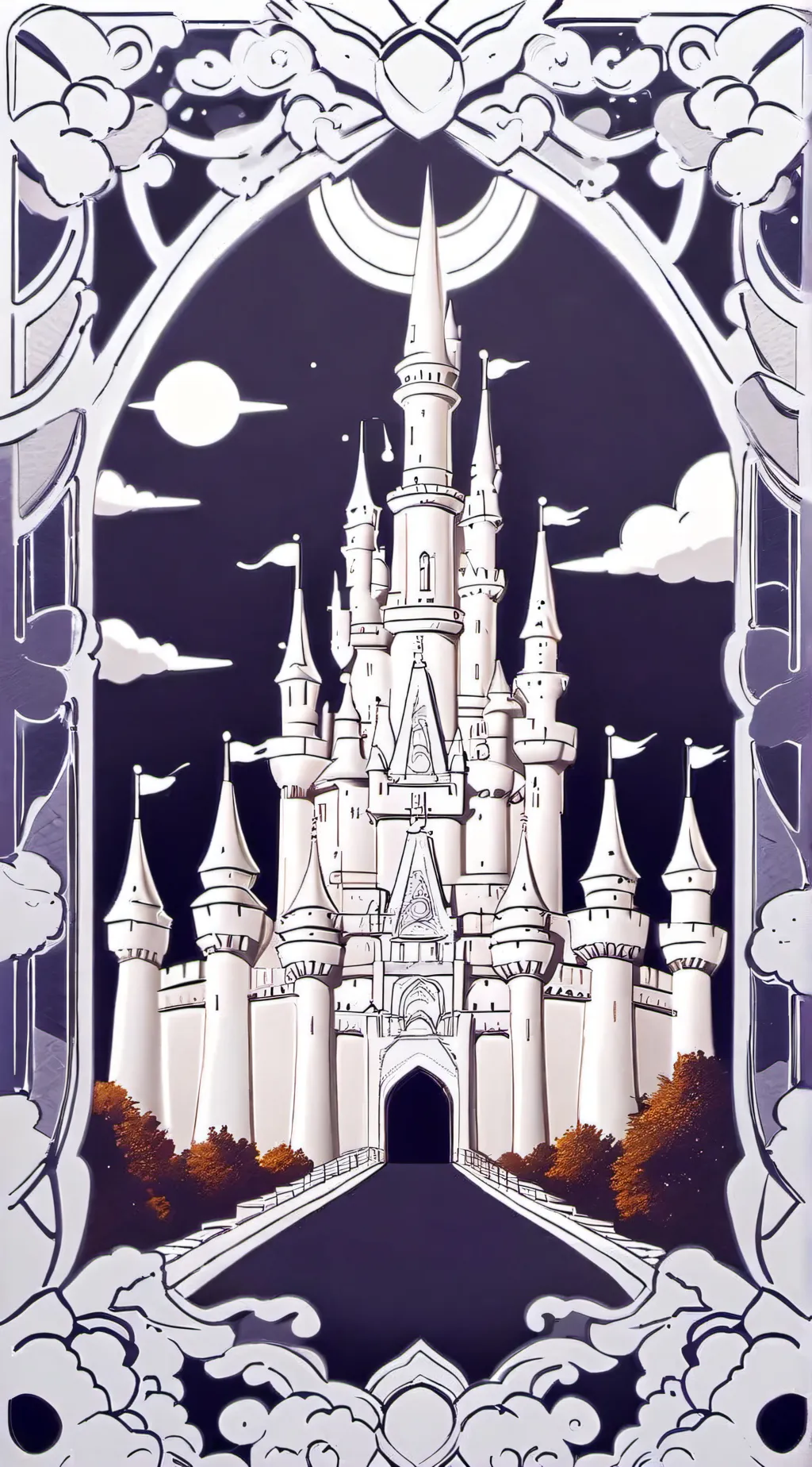ai character: Forbidden forest  background