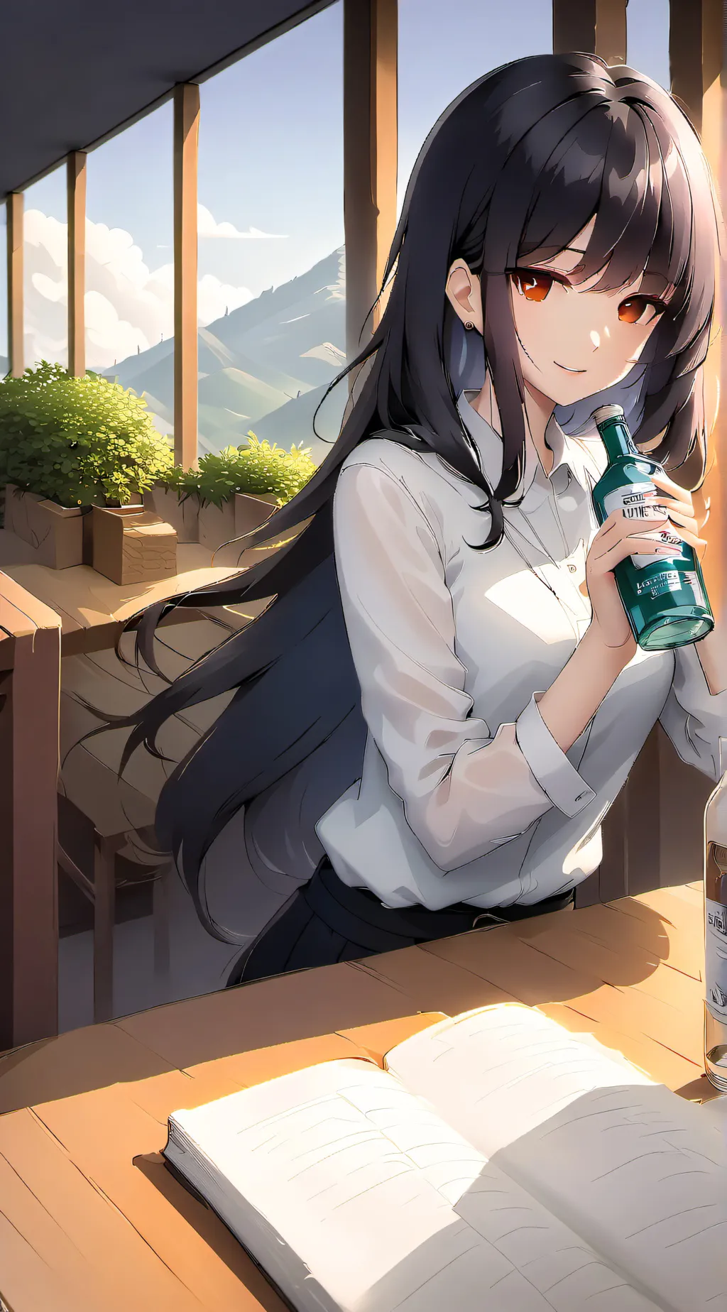 ai character: kayla background