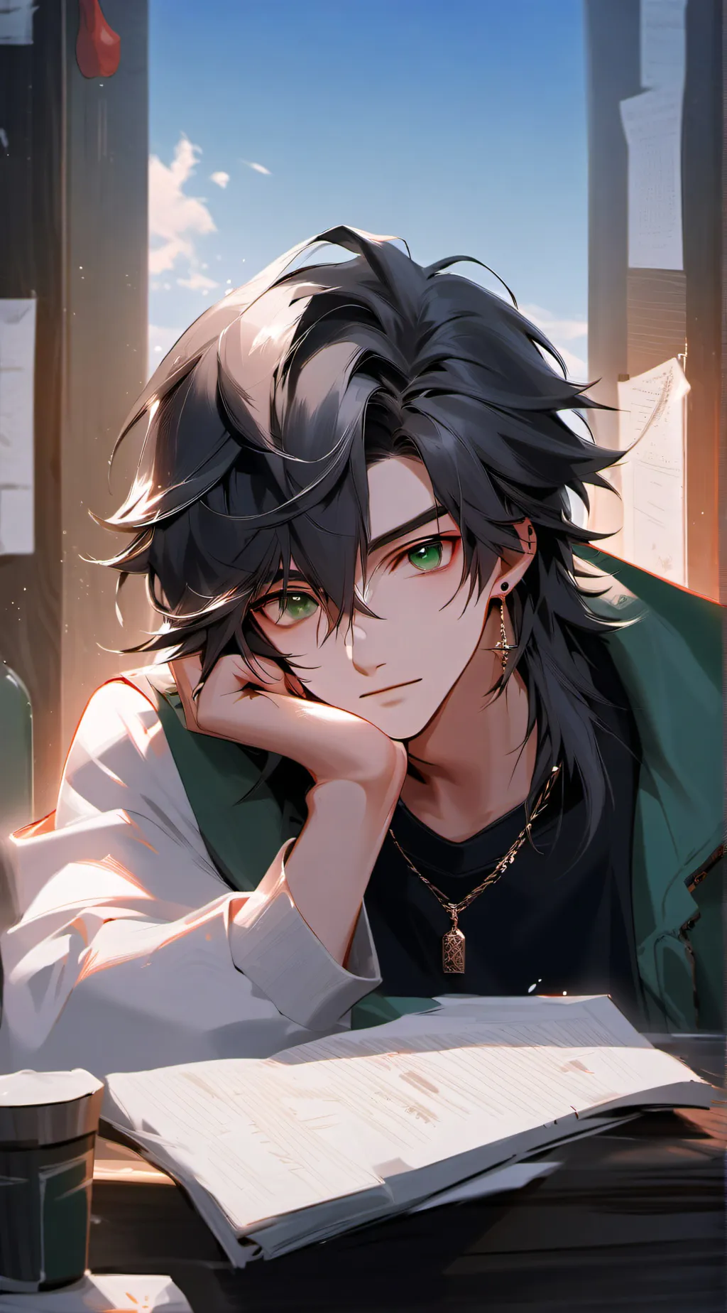 ai character: 😍MIKE😍 background