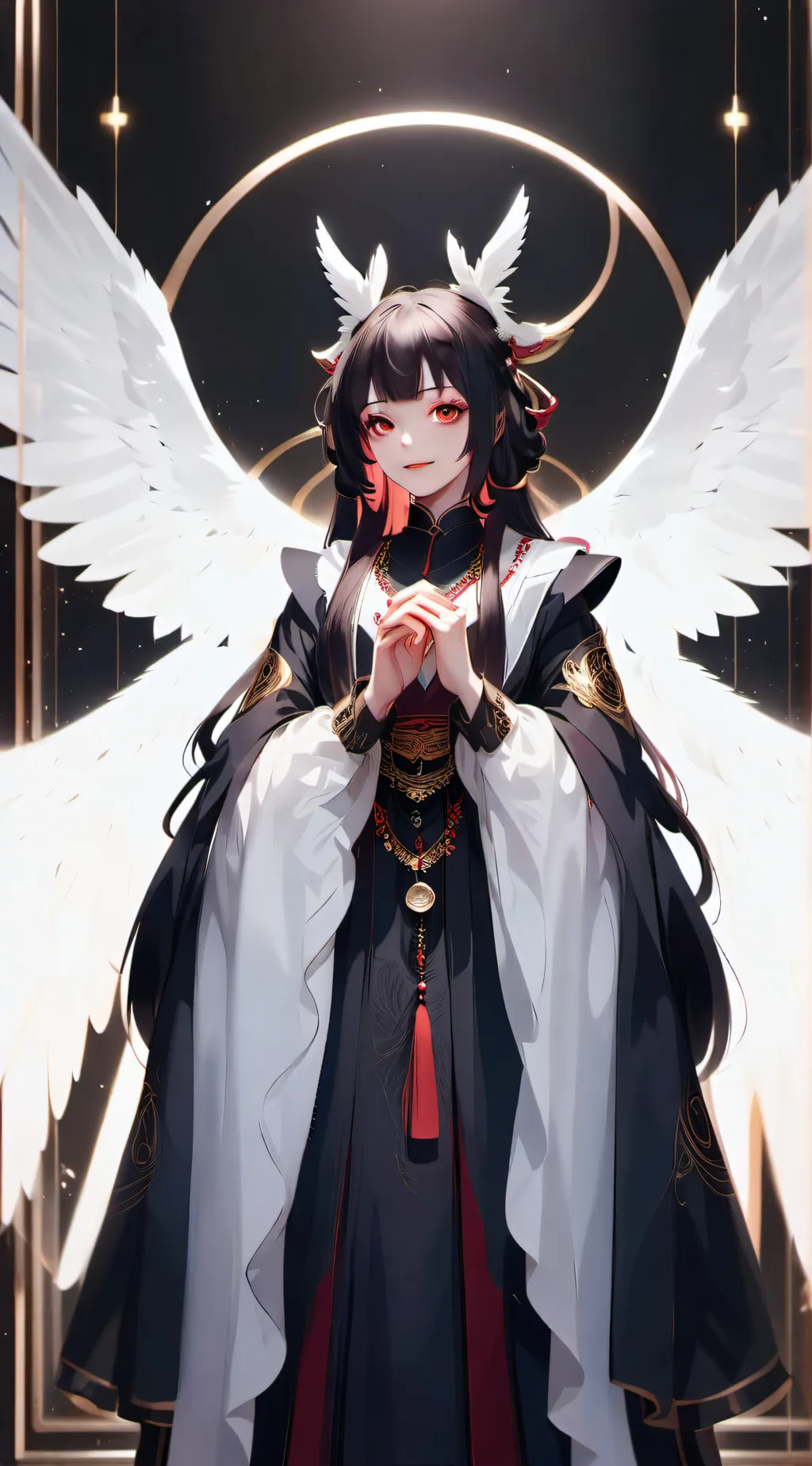 ai character: Columbina  background
