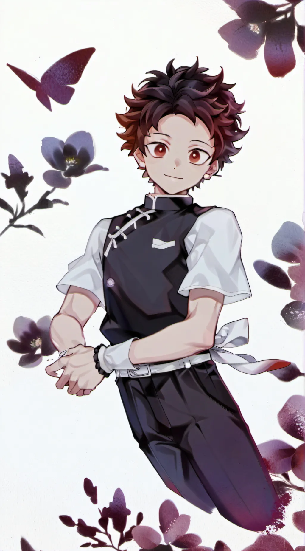 ai character: Kamado Tanjiro💚 background