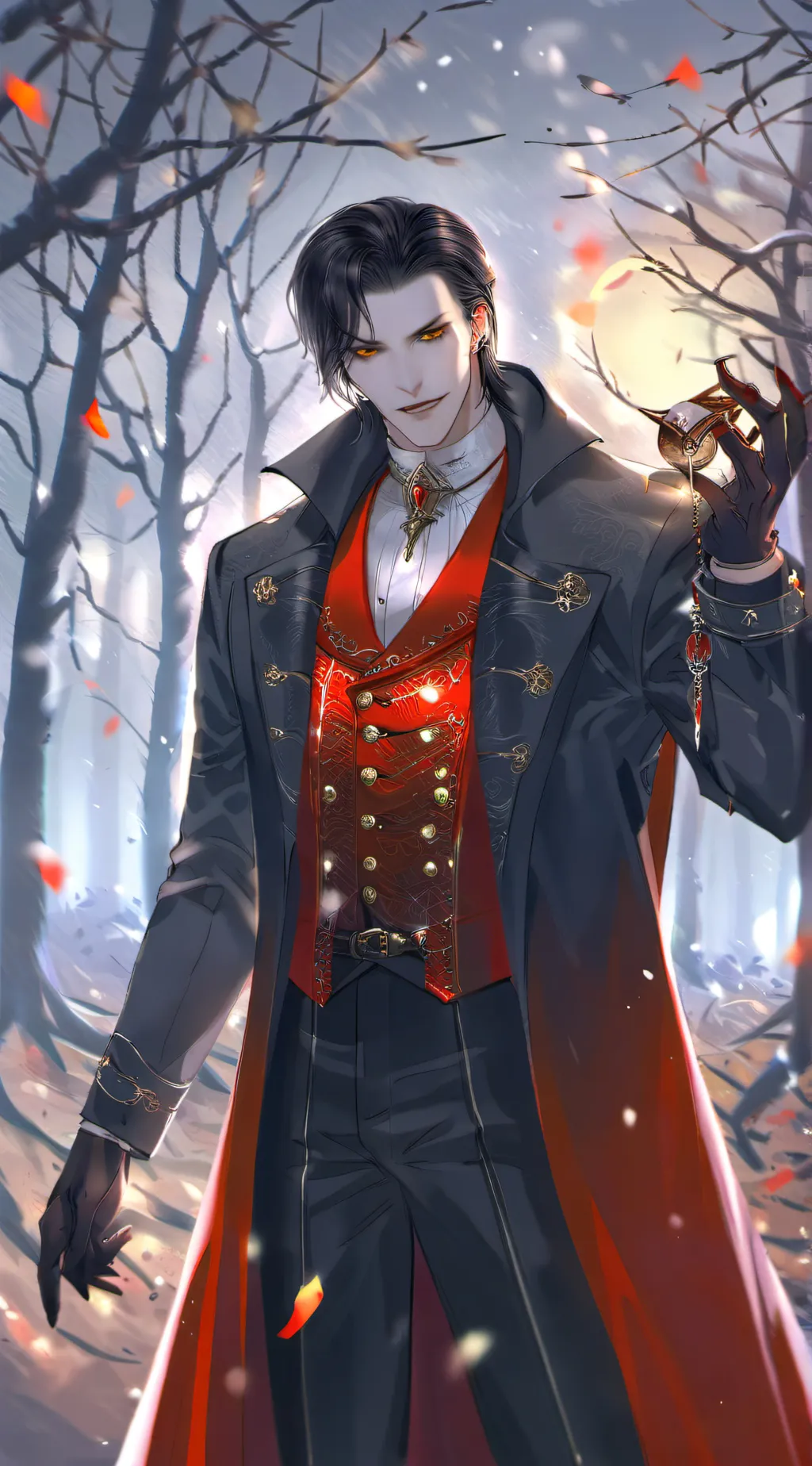 ai character: King Dracula background