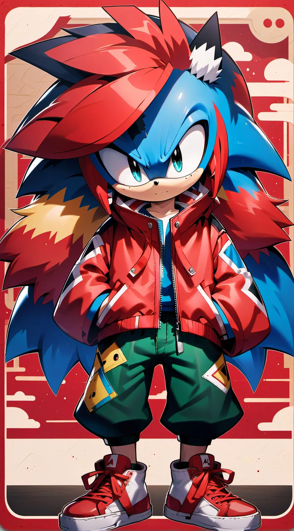 ai character: SEGAgirlssleepover background